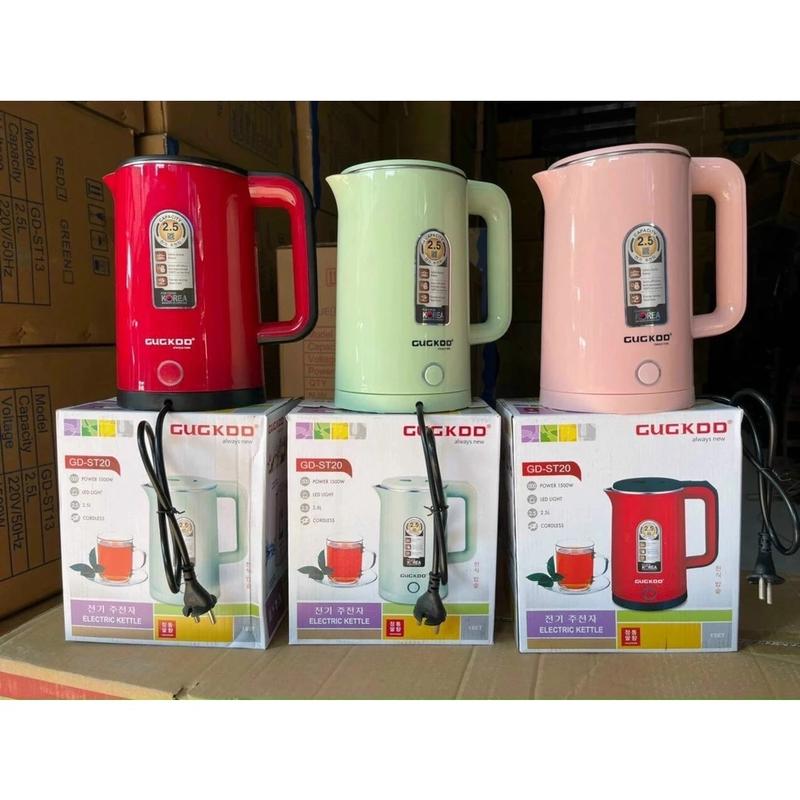 BH 1 ĐỔI 1. Ấm siêu tốc Đun Nước Bình Đun Nước Đun Siêu Tốc Ấm Đun ST20 công suất 1500W dung tích 2,5L ( thể tích thực 1,7l ) đun sôi cực nhanh siêu tiết kiệm điện ấ m đ un tố c _