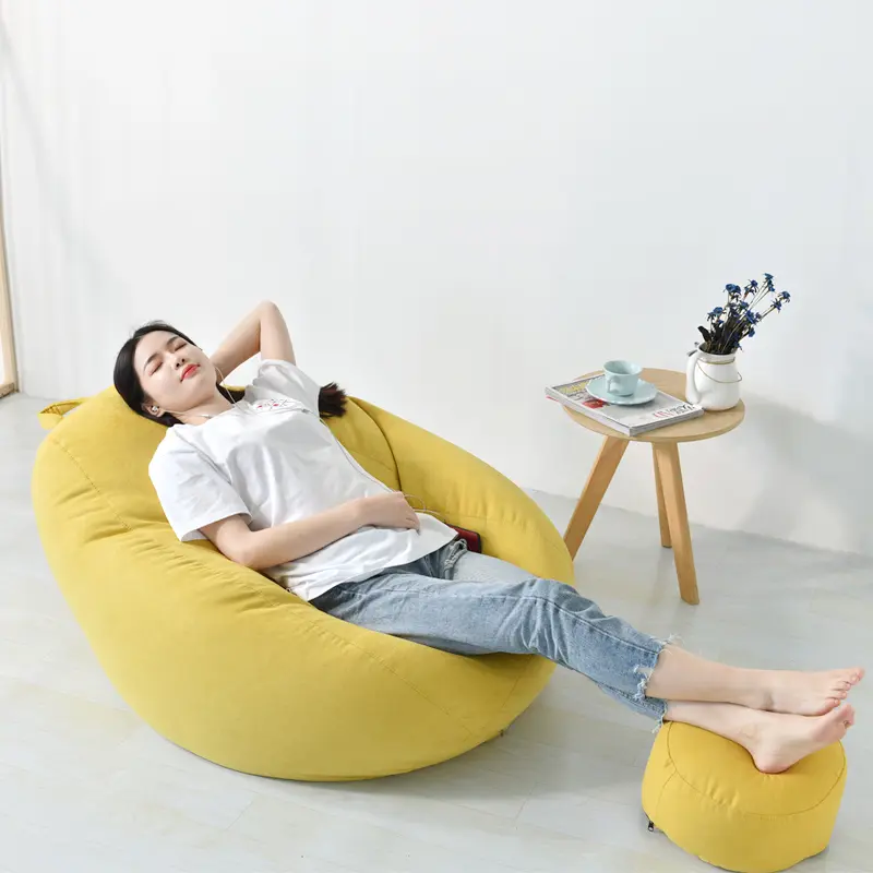 Ghế lười hạt xốp, size lớn , vải da lộn , có sẵn hạt xốp, 2 lớp có khoá kéo, tháo giặt được ghế không chân ghế  ko chân ghế lười  hạt xốp hạt  xốp 0