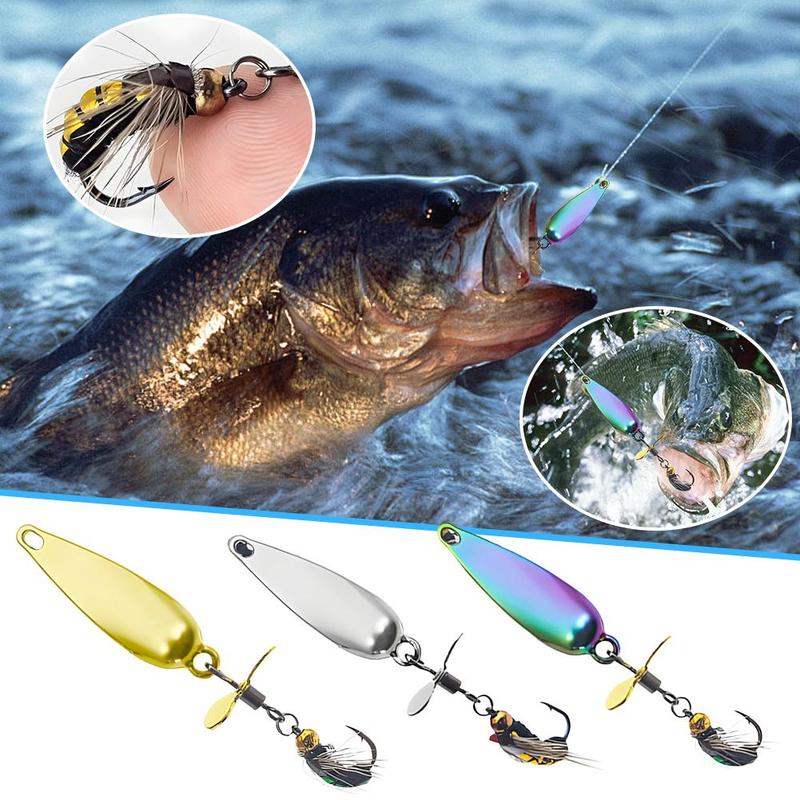 Rotating Moth Small Sequin Lure Fly Hook Bionic Micro Lure For - TikTok ...