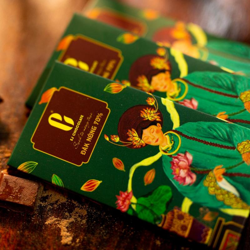 Socola đen Enjoy Chocolate 70 % ( dạng thanh) 1