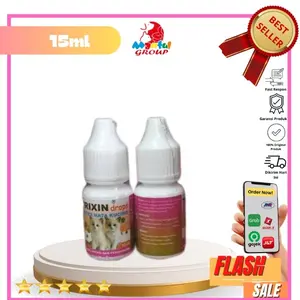 TRIXIN CAT 15 ml (Tetes mata dan hidung kucing )|OBAT, VITAMIN & SUPLEMENT