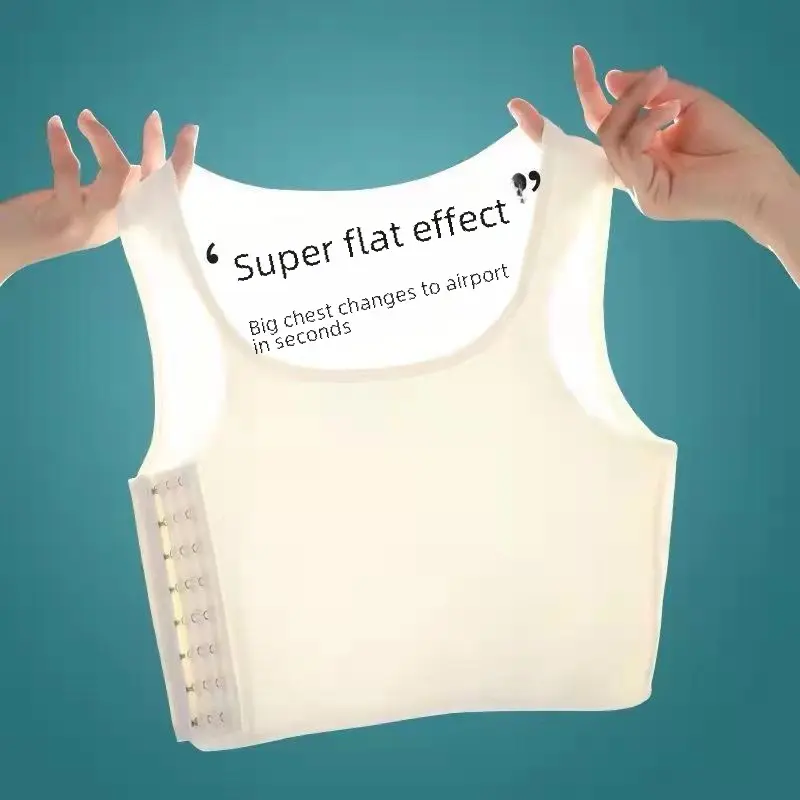 Áo Nịt Ngực, Dành Cho Nữ, Giảm Ngực, Thích Hợp Cho Học Sinh, Áo Nịt Ngực Quấn, Áo Vest Thể Thao, Tất Cả Các Mùa, Cos Đồ Lót Mỏng, Thích Hợp Cho Ngực Lớn Và Nhỏ