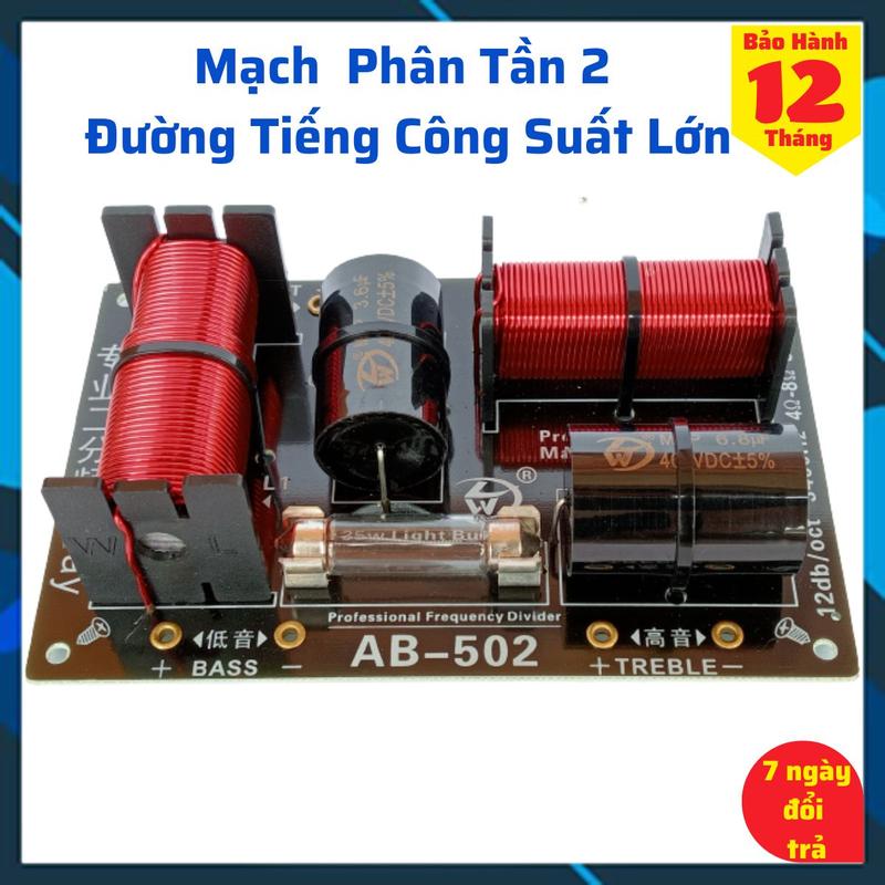  Mạch phân tần loa công suất lớn 2 đường tiếng Phân tần loa 2 way nhập khẩu giá 1 mạch 