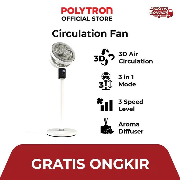 Gambar Polytron Circulation Fan Air Circulator Fan Kipas Angin Sirkulasi 10 inch PFC 101W dari Setia Mandiri Elektronik Kota Administrasi Jakarta Barat Tokopedia
