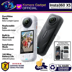 Insta360 ONE X3 / X4 / X5 Action Camera - Insta 360 ONE X 3 Action Cam Original Resmi - X3 MOTORCYCLE KIT