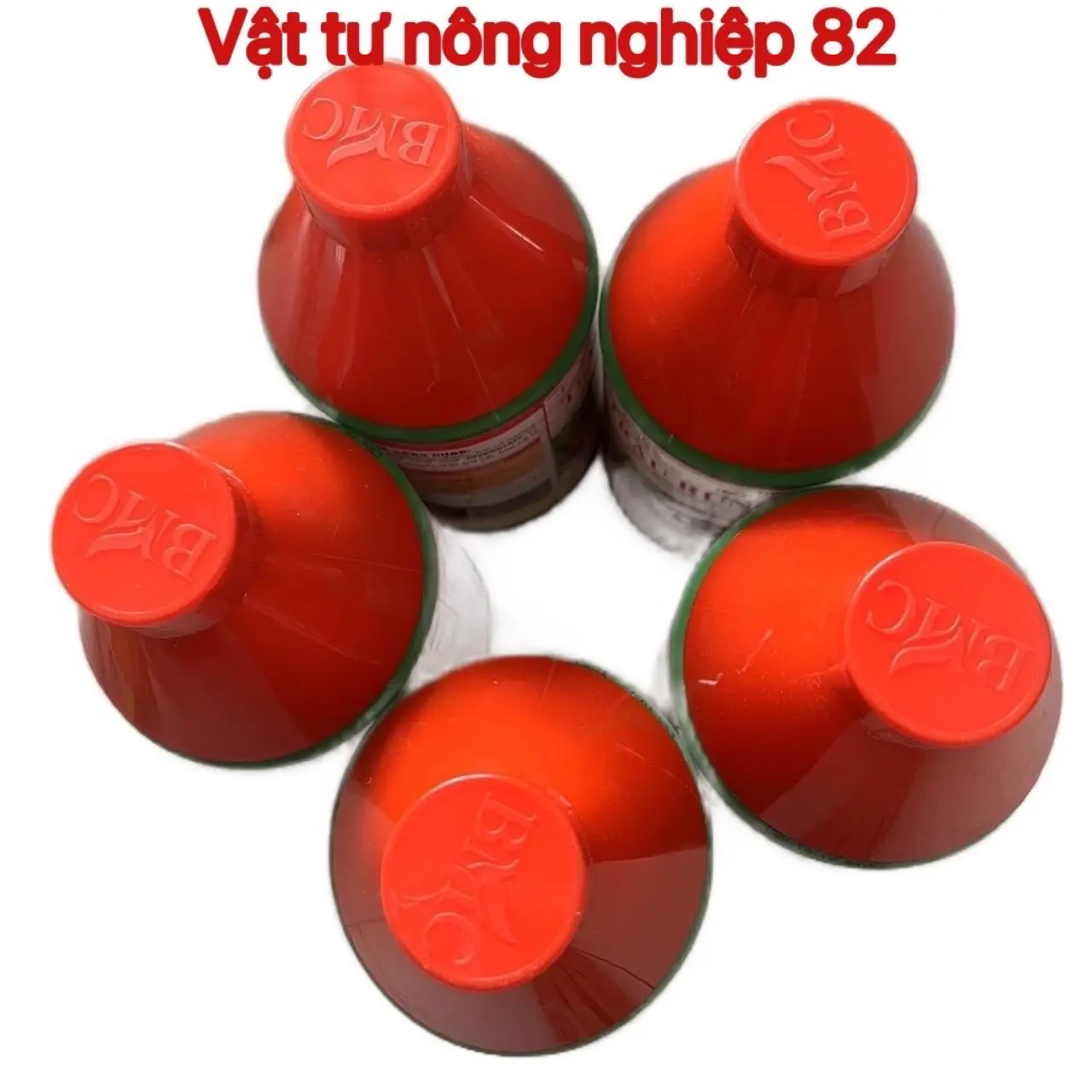 Sét 5 chai 800ml nhựa xanh nắp đỏ Trâu rừng đen
