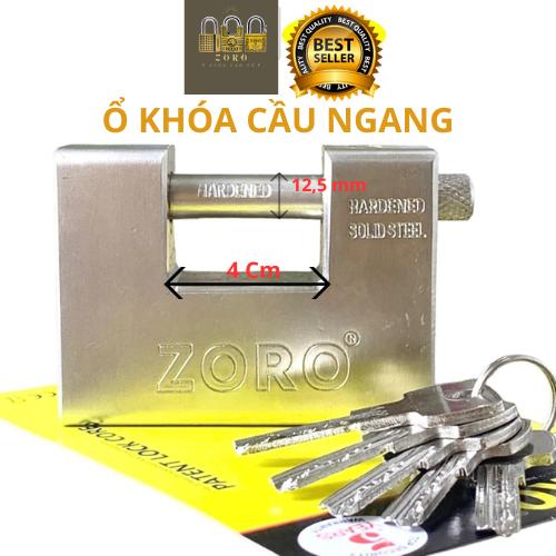 Ổ Khoá Cửa Cầu Ngang chống cắt chống đập, khoá chốt ngang thép nặng 1,1kg Công Nghệ Mỹ