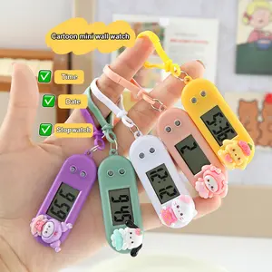 Cartoon Mini Cute Electronic Watch Student Exam Small Pocket Watch Silent Stopwatch MUHAMMAD