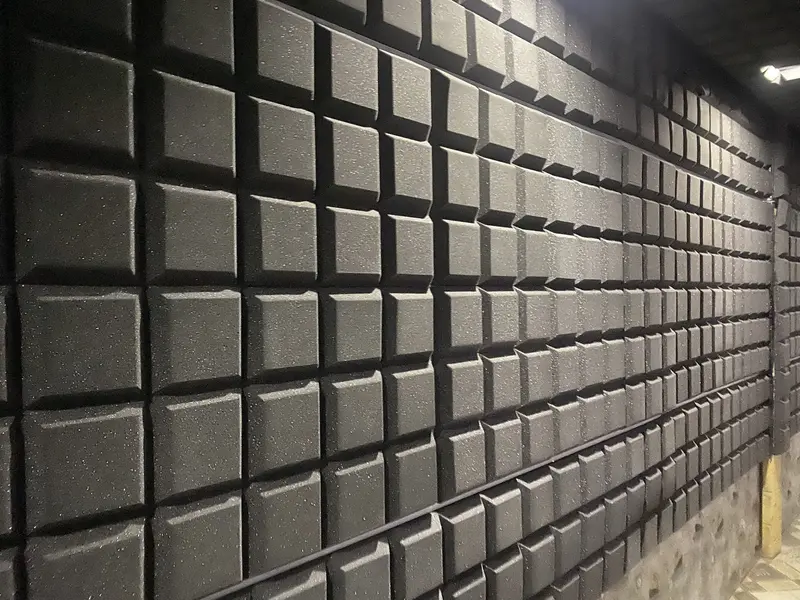 Mút cách âm dán tường 9 ô kháng cháy 50x50x4cm CHƯA CÓ KEO 4