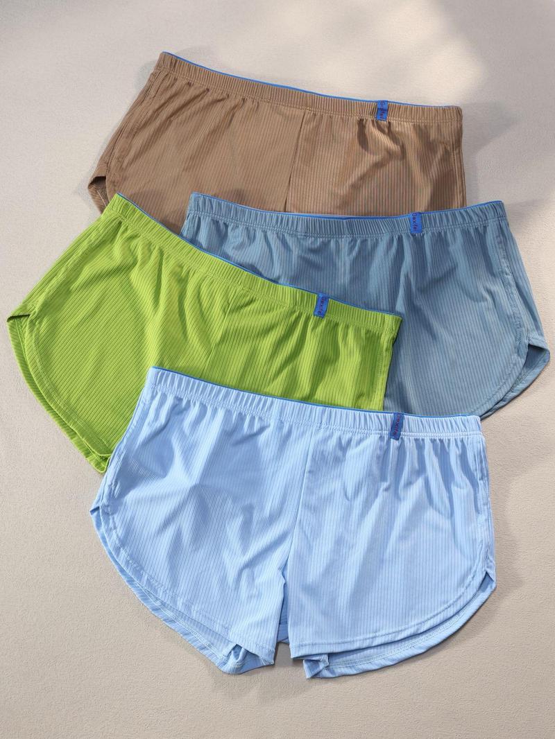 Product Introduction of Men's Solid Color Boxer Brief, Breathable Comfortable Underwear for Daily Wear, Casual Men's Underwear for All Seasons 8