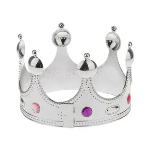 Mahkota Pesta Raja - Mahkota King Party Silver Gold Topi Pesta