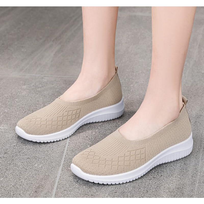 LVR LV0109 Sepatu Sneakers Wanita Sepatu Sport Slip On Fashion Casual 3