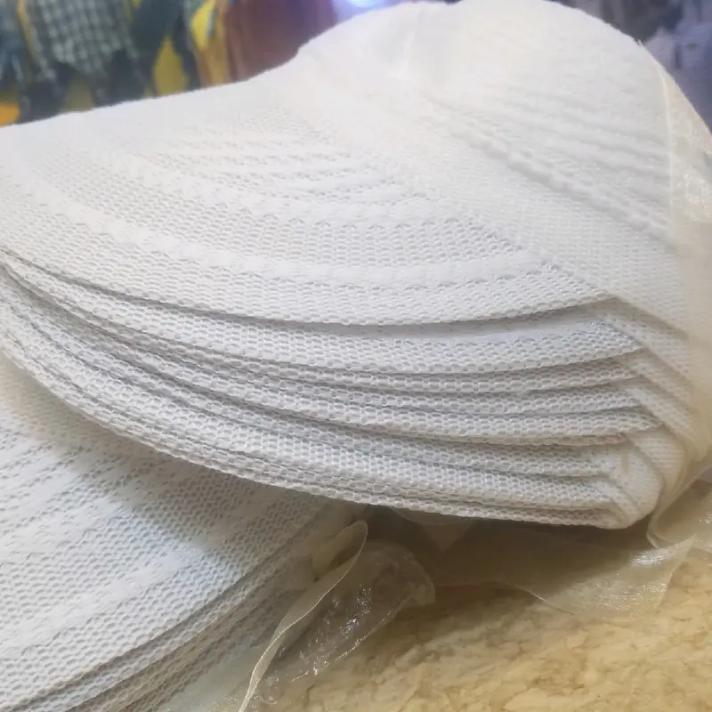 Topi Rajut putih cady golf style untuk haji dan umroh 5