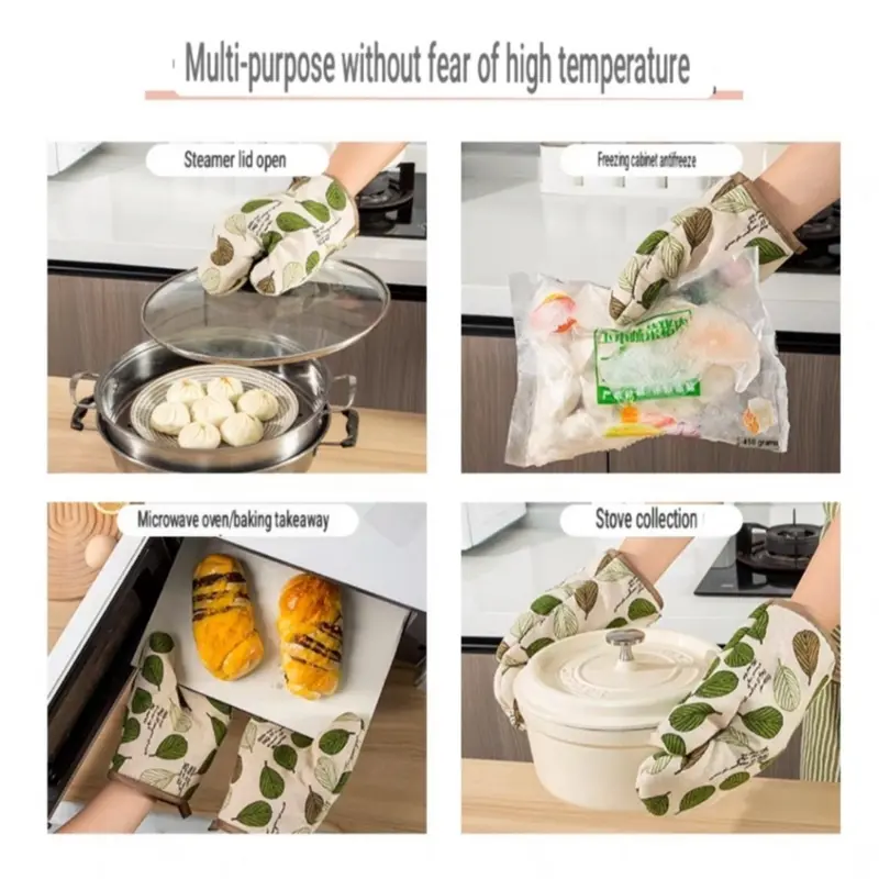 Sarung tangan oven anti panas sarung tangan masak heat resistant cooking gloves 5