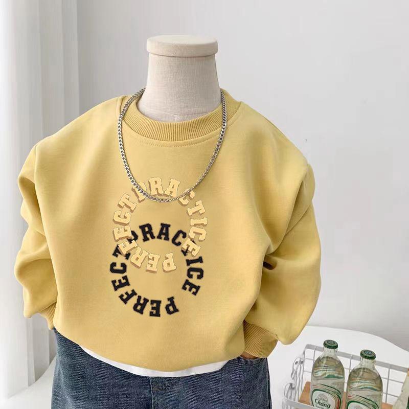 Product Introduction of Áo Hoodie Cho Bé Trai, Phong Cách Phương Tây, Màu Sắc Tươi Sáng, Hàng Mới Về 2023, Phong Cách Hàn Quốc Cho Trẻ Em, Quần Áo Kỹ Thuật Số Tiếng Anh, Dài Tay, Áo Hợp Xu hướng Cho Trẻ Em 1