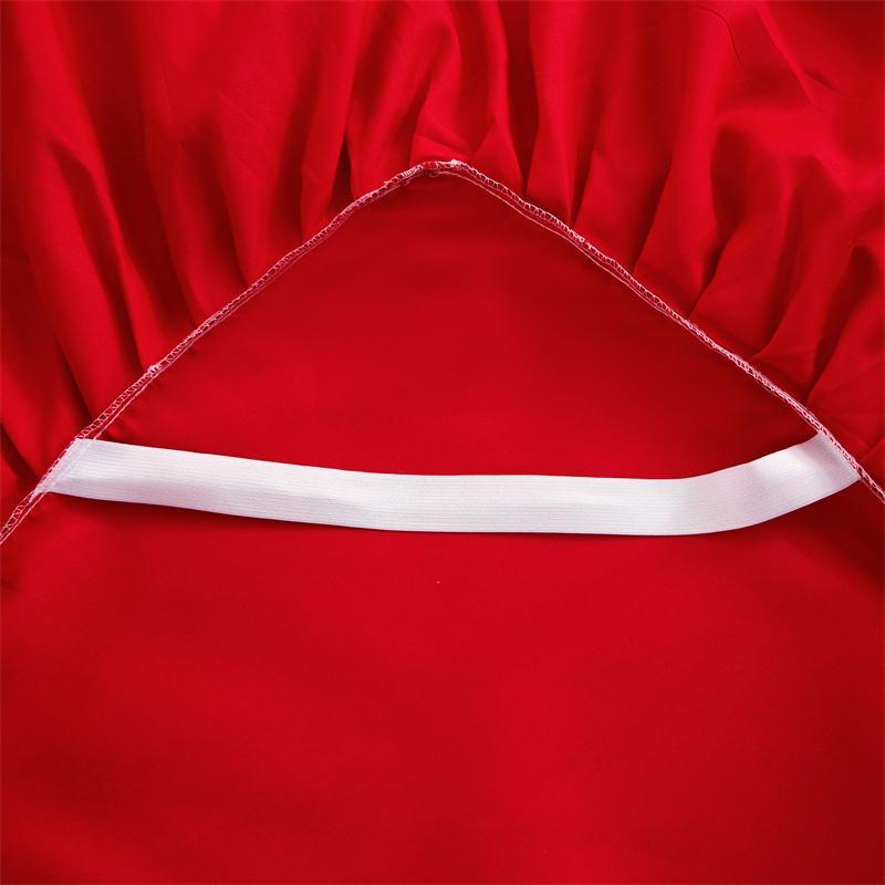 Solid Color Bed Skirt Without Pillowcase, Romantic Bed Skirt, Non-slip Bed Skirt for Bedroom & Guest Room, Bedding Supplies 4