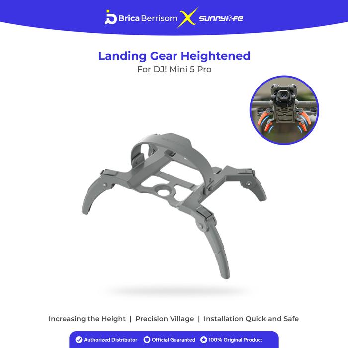 Gambar Sunnylife Landing Gear Heightened Spider Gears Extensions For DJ! Mini 5 Pro Support Leg Protector Pelindung Drone Gray - N5P-LG103-GY dari Brica Berrisom Kab. Tangerang Tokopedia