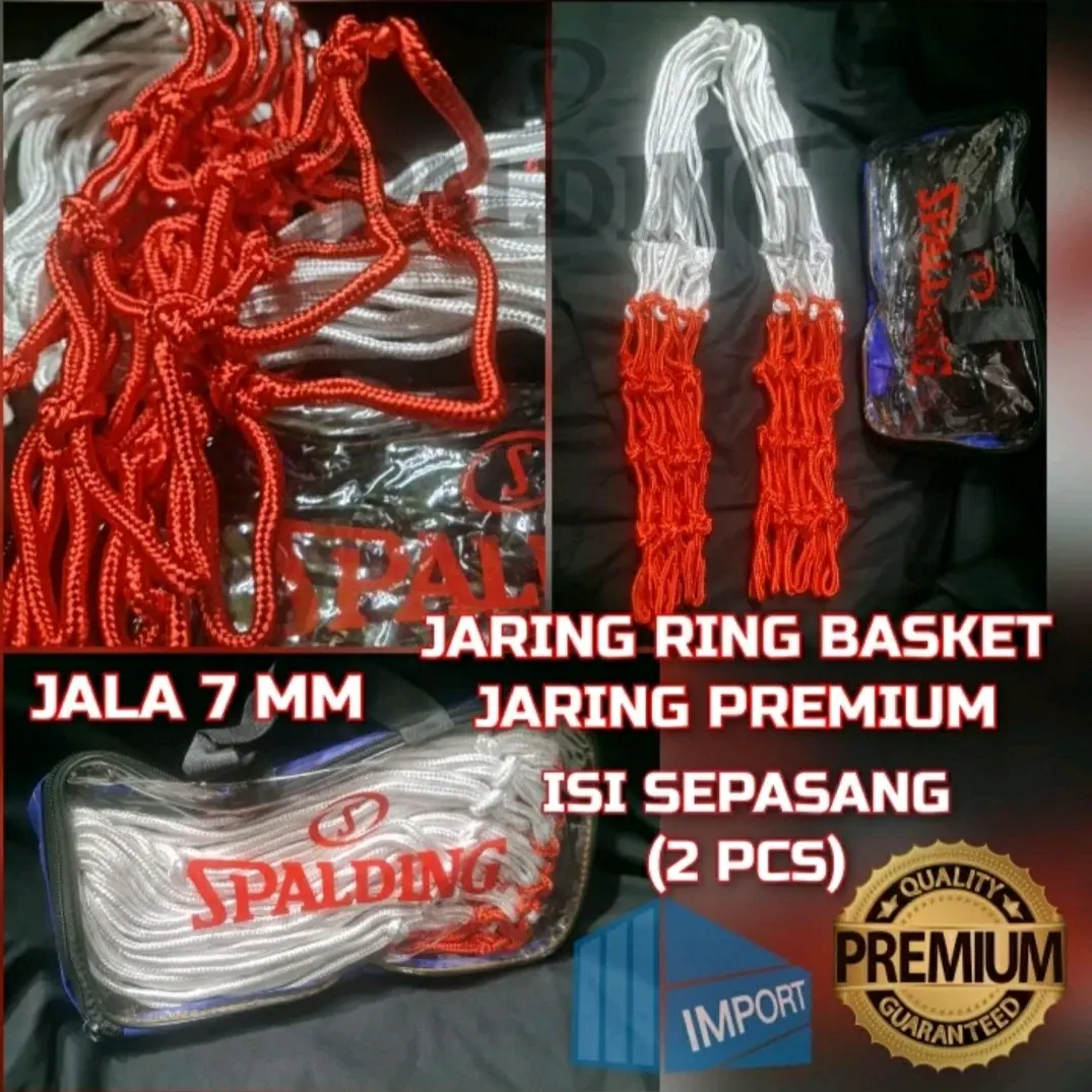 PREMIUM JARING RING BASKET SET 2PC SPALDING Bola
