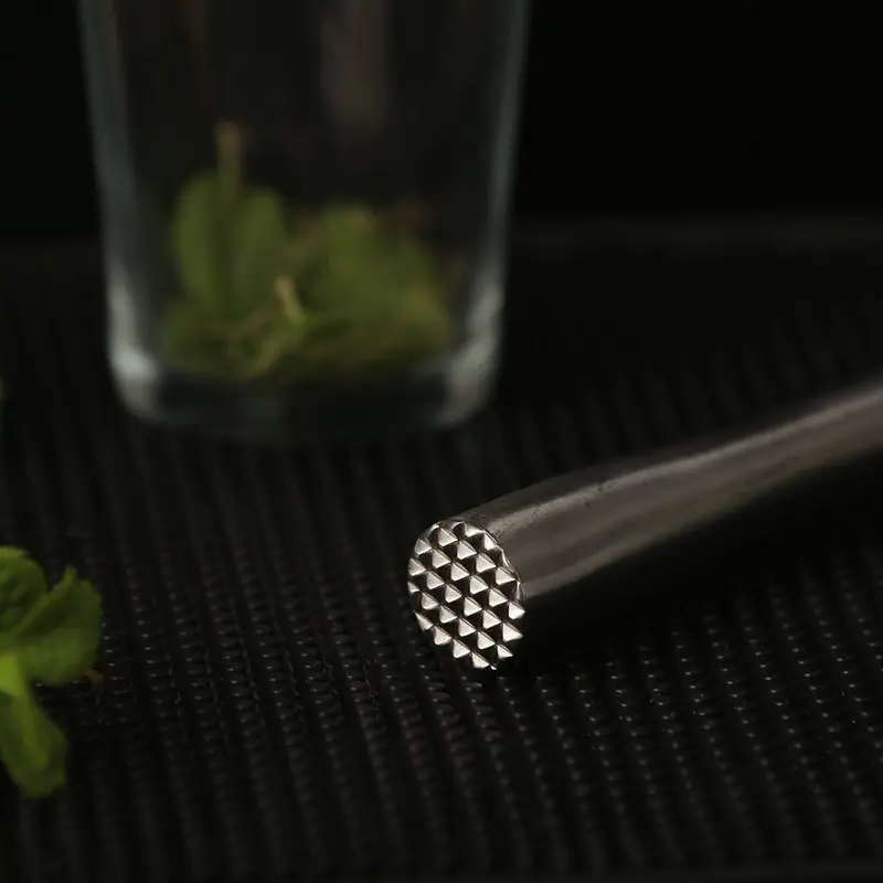Stainless 304 Foodgrade Penumbuk Es Batu Tumbukan Buah Bar Muddler 4