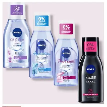 Nivea Mecellair Micellar Water 125 ml all varian