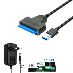 Konverter Converter Adapter Hardisk SSD DVD Eksternal Usb 3.0 + Adaptor
