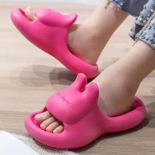 Dép TAI THỎ Nam Nữ Đi Chung, Dép Bánh Mì Nữ xinh DéP Slipper