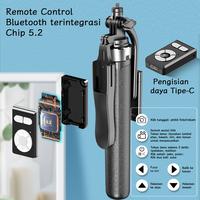 Gambar TOOREA U66 175CM Tongsis Tripod Bluetooth Selfie Stick Remote Tripod 4 Kaki Tripod Tongsis Aluminium Alloy Tongsis Kamera DSLR Tongsis Dengan 1/4 Adaptor - U66 dari TOOREA.ID Kota Administrasi Jakarta Barat 4 Tokopedia