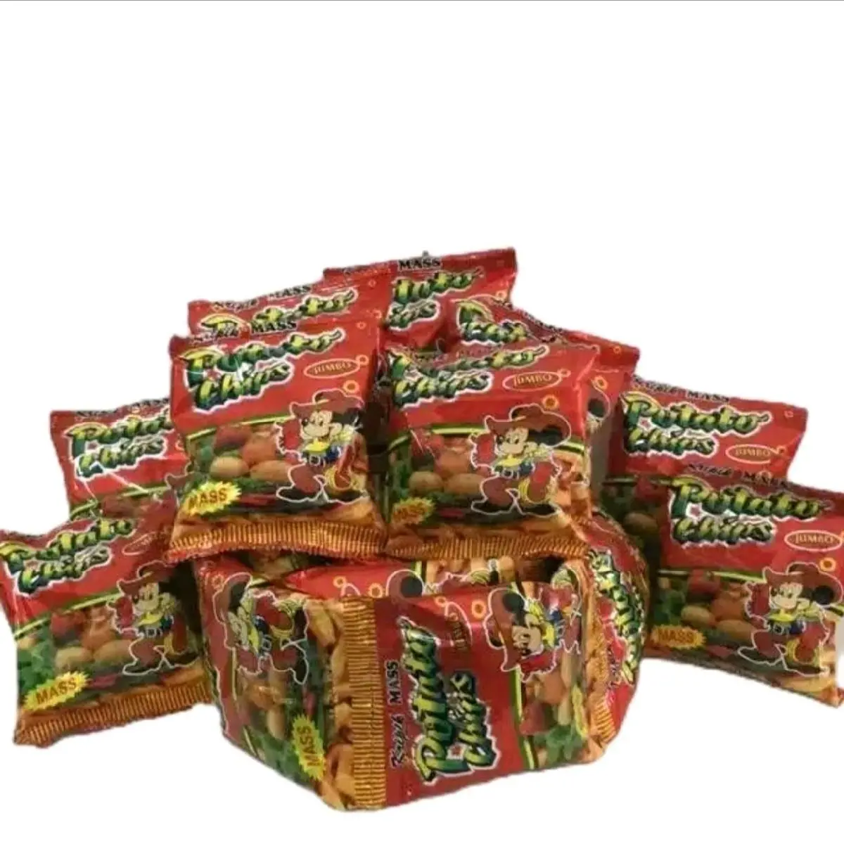 Snack jadul Patato chips/Golden chip 1 renteng 10pcs Makanan Cemilan ...