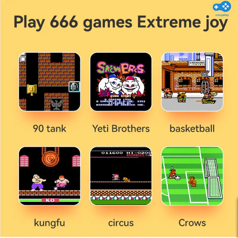 Game Boy Game Bot Gameboy Console Portable Game Player Built-in Clasic 600 Games Connect to TV or Gamepad  1 Player or 2 Player/ Gamepad 2 Pemain Dapat Stick G7 Hadiah Sempurna Terbaik/ Gameboy Retro Terbaik Dapat Stick Bisa Untuk 2 Orang [Easy Play] Blue 8