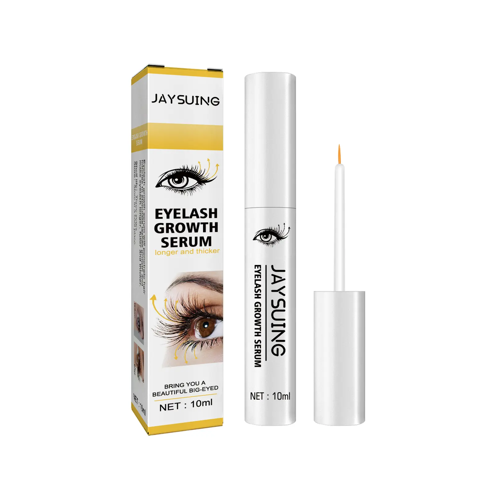 Jaysuing Eyelashe Essence Natural and Beautiful Moisturizing Curling Eyelash Eyelashe Essence