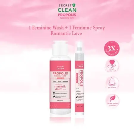 Secret Clean Propolis Feminine Package 2 in 1 (Wash + Serum) 4