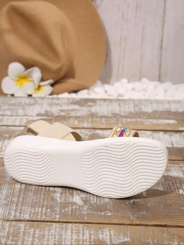 Women's Fashionable Sandals, Casual Comfortable Sandals for Summer, Lightweight Breathable Shoes for Daily Wear, Girl 1