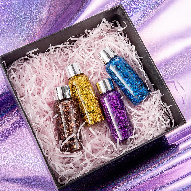 Product Introduction of Gel Trang Điểm Cơ Thể Mặt, Lấp Lánh Cổ Tích Lấp Lánh, Gel Kim Sa Đầy Màu Sắc R0R1 40