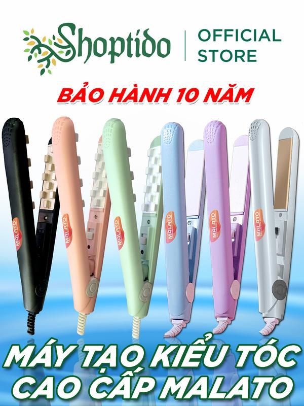 Máy duỗi tóc mini máy bấm tóc MALATO cao cấp bảo hành 10 năm 20W NCC Shoptido Máy Uốn Tóc