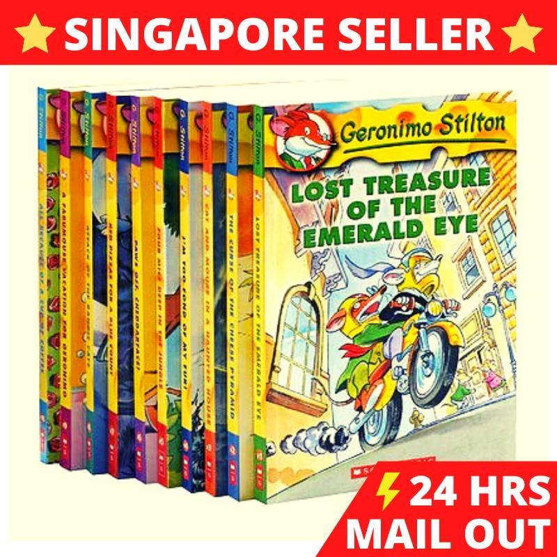 Product Introduction of original Geronimo Stilton (Book 1-10) (10 Books) | Geronimo Stilton Kids' Story Books 0