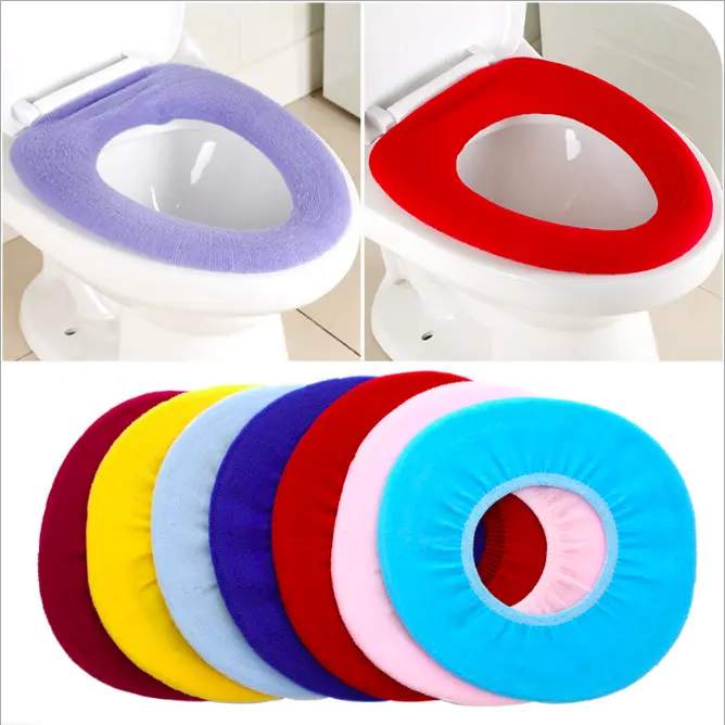 Nắp Bồn Cầu Mỏng Bọc Ghế Hình Chữ O Sang Trọng Mềm Mại Đệm Lót Chảo Cho Bệ Bồn Cầu