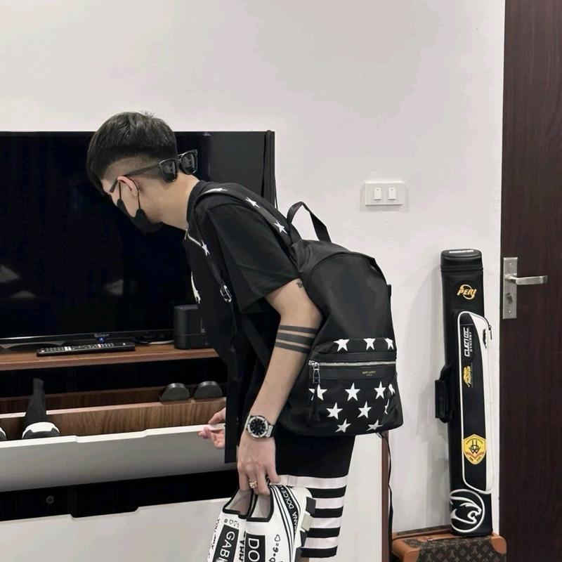 Balo da đeo vai HS LUXURY hình sao .size 50 . Balo đi học đi du lịch 3