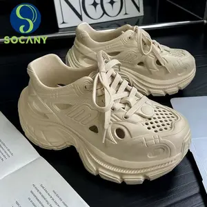 SOCANY Sepatu Sandal Anak Laki Laki Korea Luar Ruangan Dalam Bahan Karet EVA Elastis Empuk Antislip dan Ringan