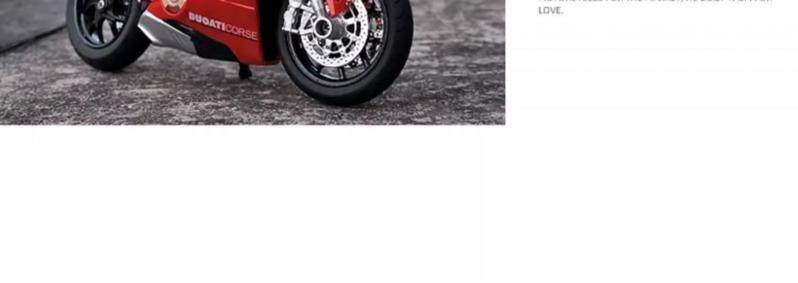 Product Introduction of 1:12 Ducati V4s Motorcycle Simulation Model Alloy Motorcycle Hand-Made Collection Boys and Friends Decoration Gift 20