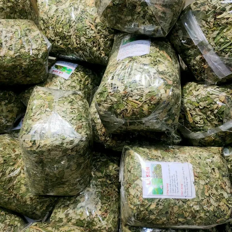 Lá Sen Phơi Khô ( Túi 1 Kí) Hàng xanh sạch đẹp 5