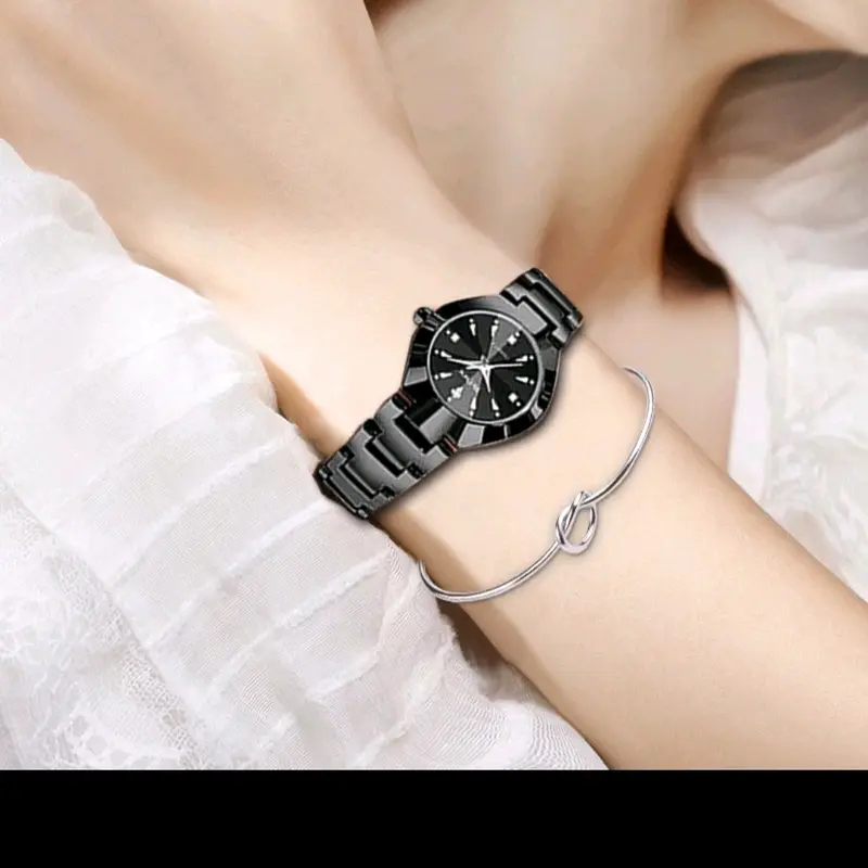Jam Tangan Wanita AOKEYO Original Stainless Berlian Elegan 5