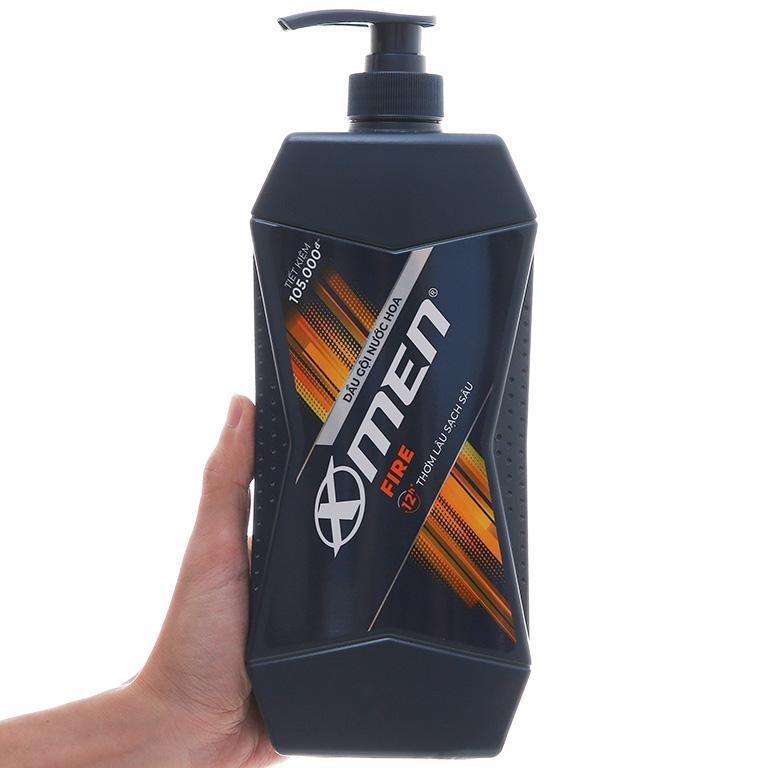 Dầu Gội Nước Hoa XMen Fire Active  650g - dành cho nam