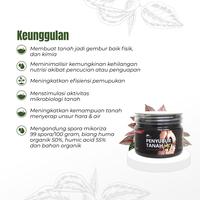 Gambar PLANTERIA - Soil Conditioner Asam Humat Pembenah Tanah 300 gram Pupuk Tanaman dari Planteria.id Kab. Bogor 3 Tokopedia