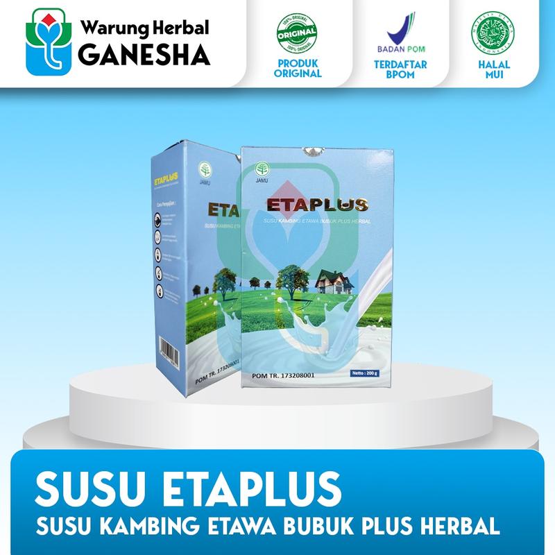 ETAPLUS SUSU KAMBING ETAWA BUBUK UNTUK DIABETES, PERNAPASAN, MENGUATKAN TULANG DAN GIGI Dairy Manis 0