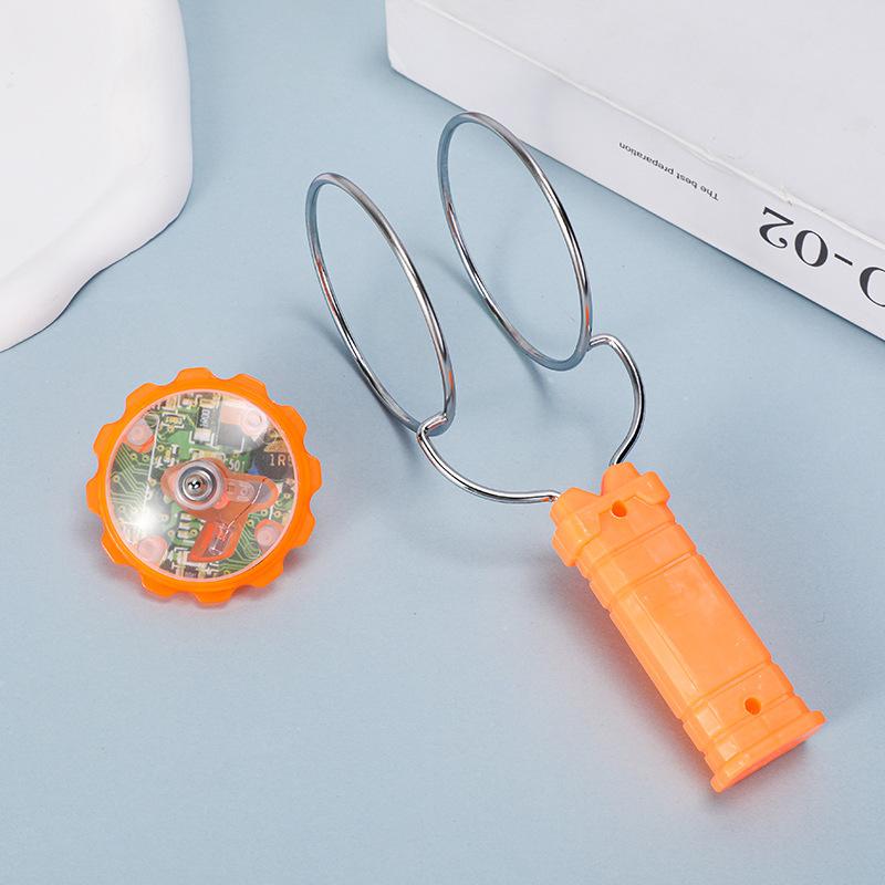 Con Quay Bay Ma Thuật Xoay Quán Tính, Tay Cầm, Sáng Tạo, Đầy Màu Sắc, Phát Sáng, Đồ Chơi Đường Ray Từ Tính 7