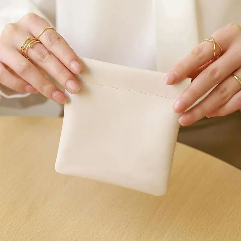 Product Introduction of Fashion Simple Lipstick Makeup Bag Mini Portable Cosmetic Organizer Pouch Travel PU Storage Bag for Women Girls 10