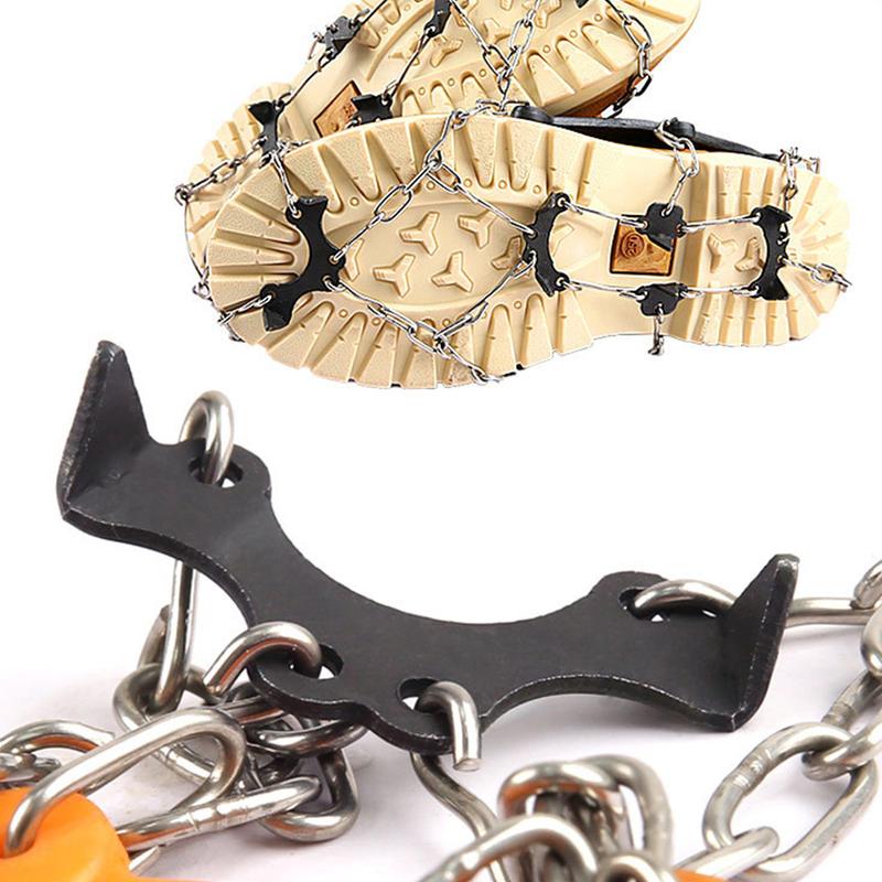 Product Introduction of Dụng Cụ Kẹp Đá Bằng Thép Không Gỉ, Mùa Đông Ngoài Trời, 8 Răng, Đinh Tán Cho Giày, Chống Trượt, Thích Hợp Để Leo Núi, Đi Bộ Đường Dài Và Tuyết, Đinh Tán, Crampons, Tay Cầm Cleats, Bọc Giày, Crampons, PURONG 34