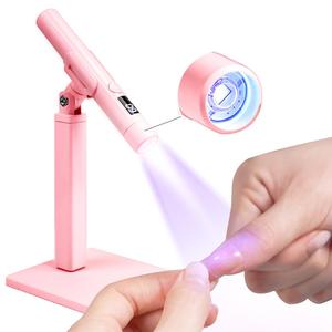 ジェルネイル用ミニUVランプ、LED UVハンドヘルドネイルランプ、速乾性ネイルアートランプ、家庭用ネイルアートやネイルサロンに最適