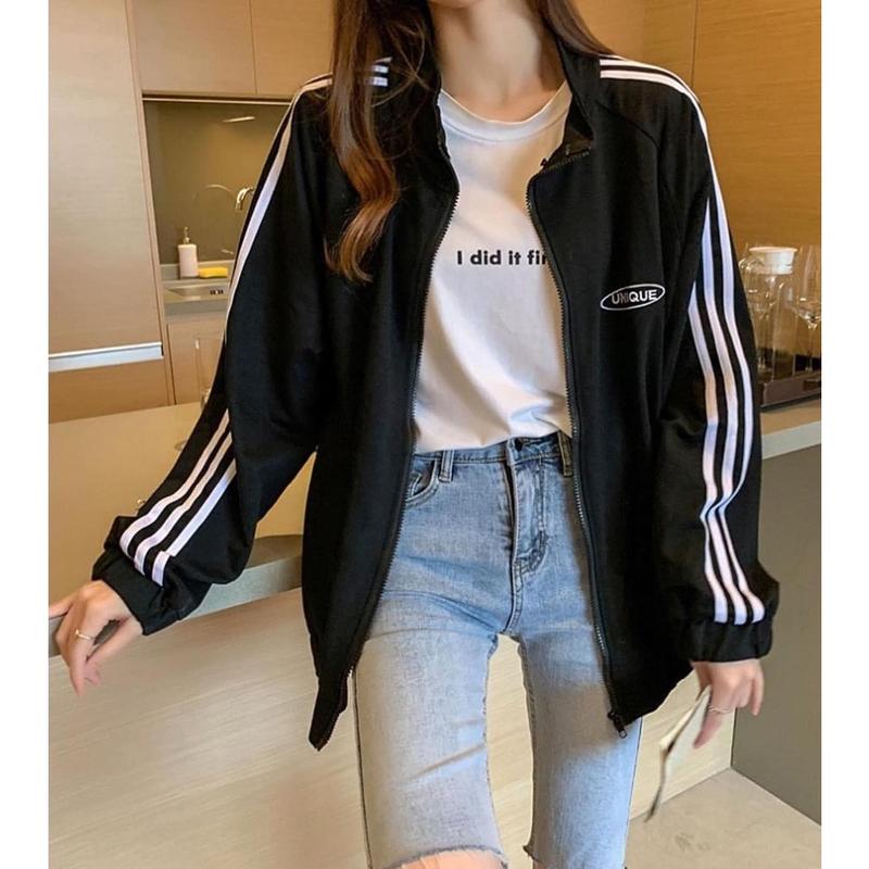 jaket overszie wanita - UNIQUE JAKET OVERSIZE KOREAN STYLE fashion terbaru Fit Fleece 3