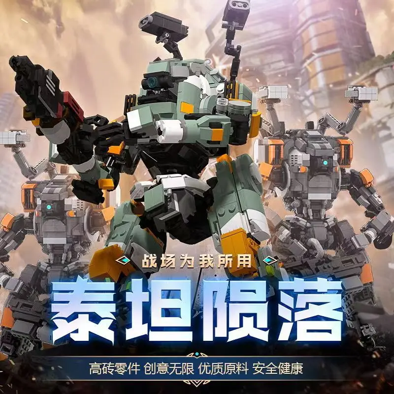 Khối Xây Dựng, MOC-68249 Titan Rơi Bt7274, Mô Hình Mecha Tiên Phong Biến Dạng Nhập Khẩu, Bộ Ghép Hình 0